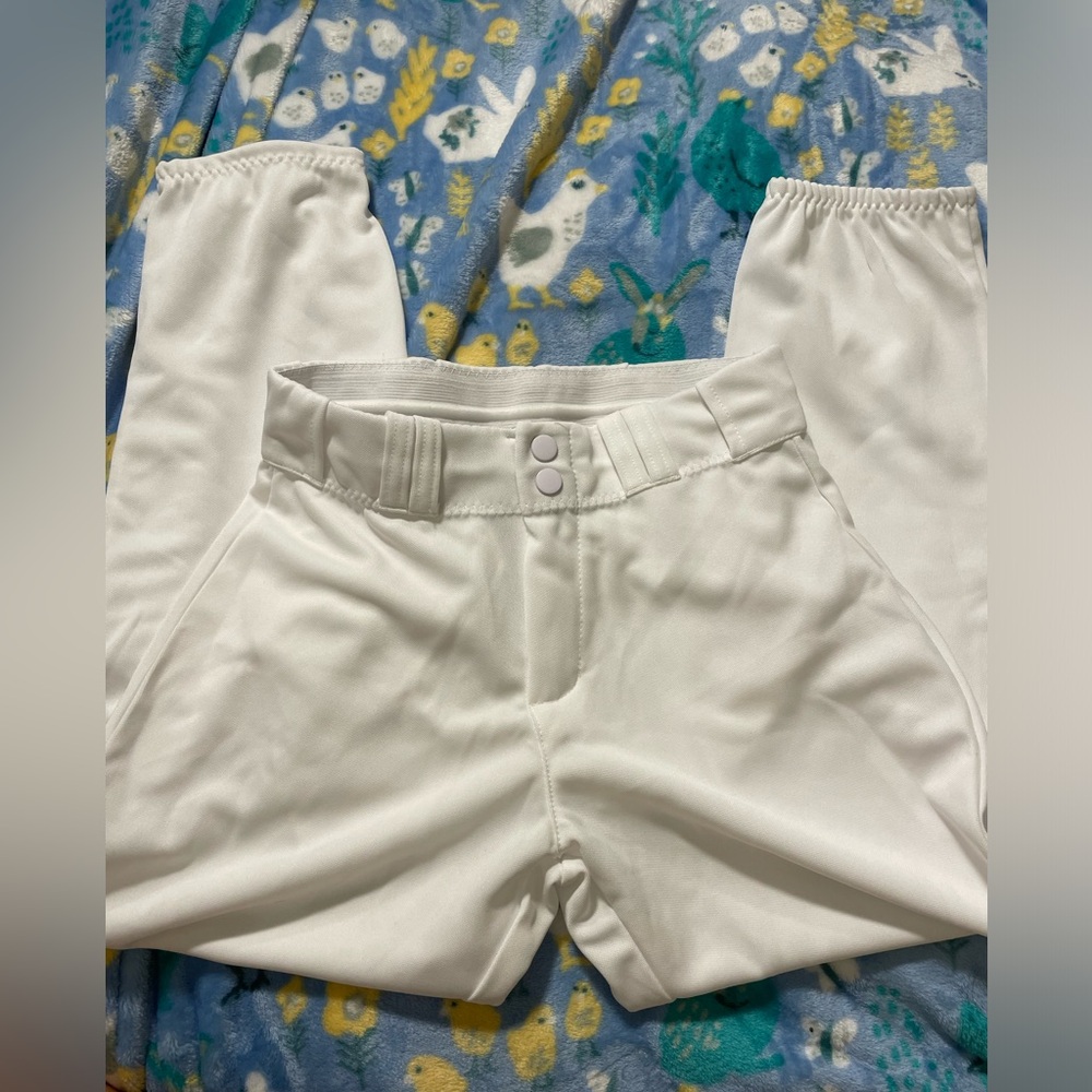 NWOT Alleson Athletic White Softball Capris